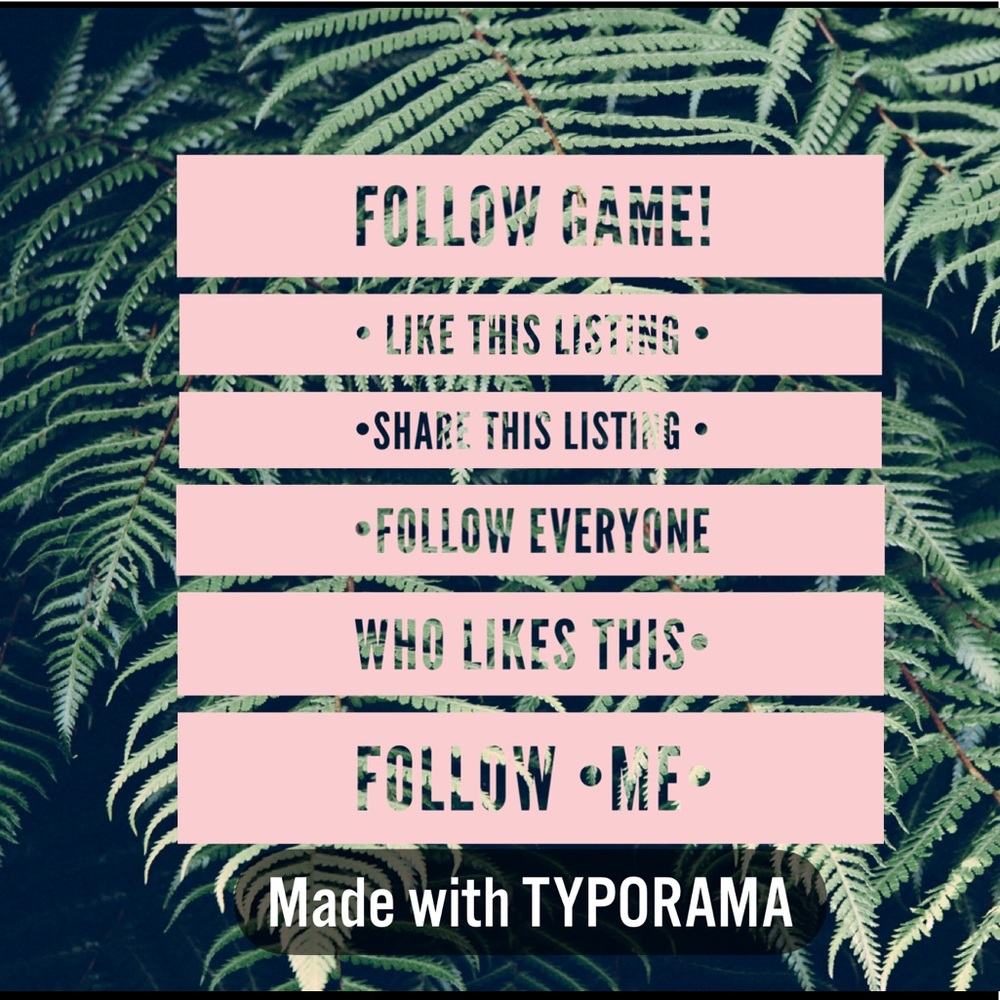 Follow game!!